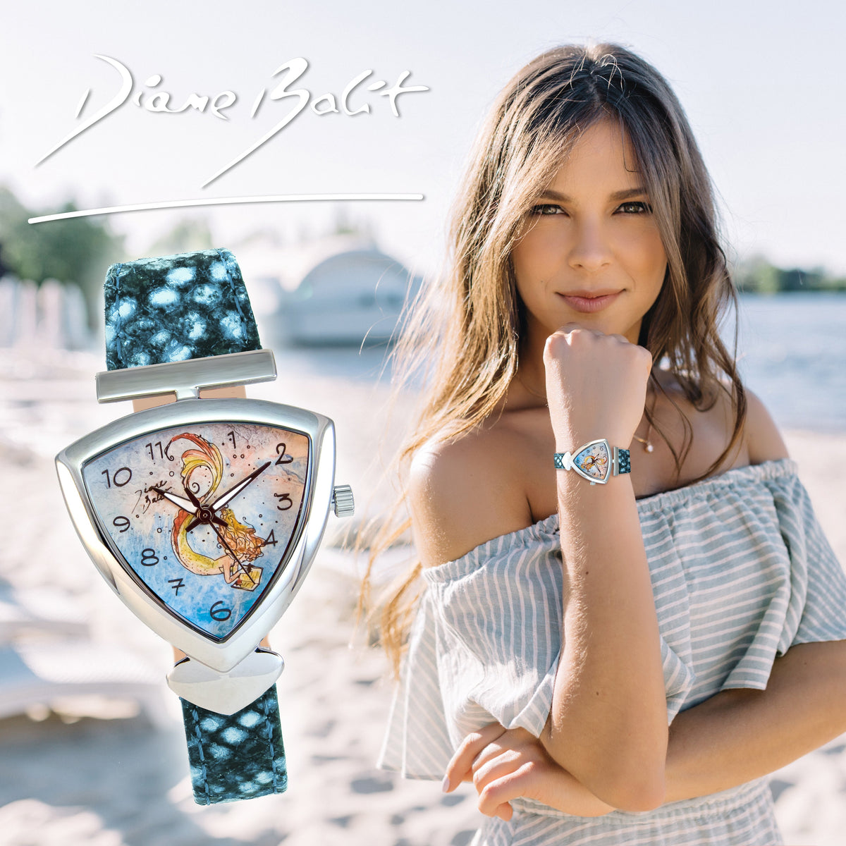 Montre Femme Tavan Flotilla - Cadran 28mm - Cuir Blanc - Édition Dédouanement