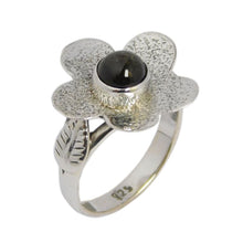 Load image into Gallery viewer, FLOWER / LABRADORITE RING