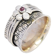 Charger l'image dans la galerie, JONC DE MÉDITATION / FLEUR GRENAT