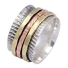 Charger l'image dans la galerie, JONC DE MÉDITATION / TROIS ANNEAUX