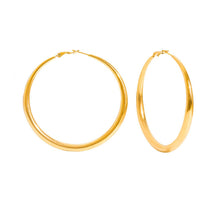 Load image into Gallery viewer, Estelle, 18k gold-plated, oversized hoop earrings