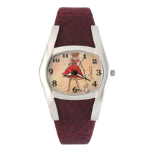 Charger l'image dans la galerie, Montre femme artistique | MARILYN AVEC SON CHIEN