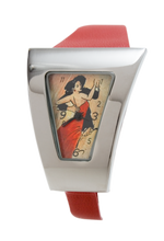 Charger l'image dans la galerie, Montre pour femme acier inoxydable bracelet cuir | TANGO