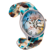 Charger l'image dans la galerie, Montre femme fashion bracelet acrylique | CERISIER OISEAUX