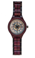 Charger l'image dans la galerie, Montre pour homme en bois | ROSE DES VENTS