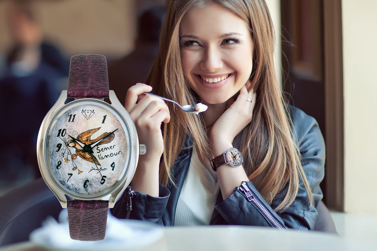 Montre Femme Végane Ovale