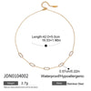 Yasmine, necklace, small rectangular zircon chain