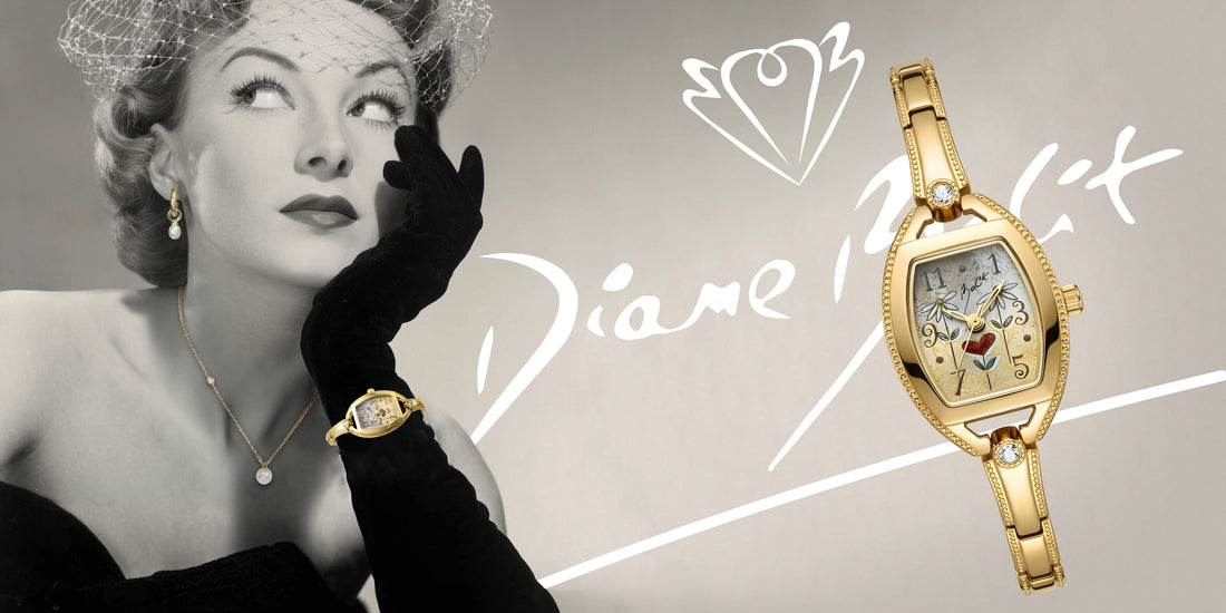 MONTRE RÉTRO / MARGUERITES / COEUR