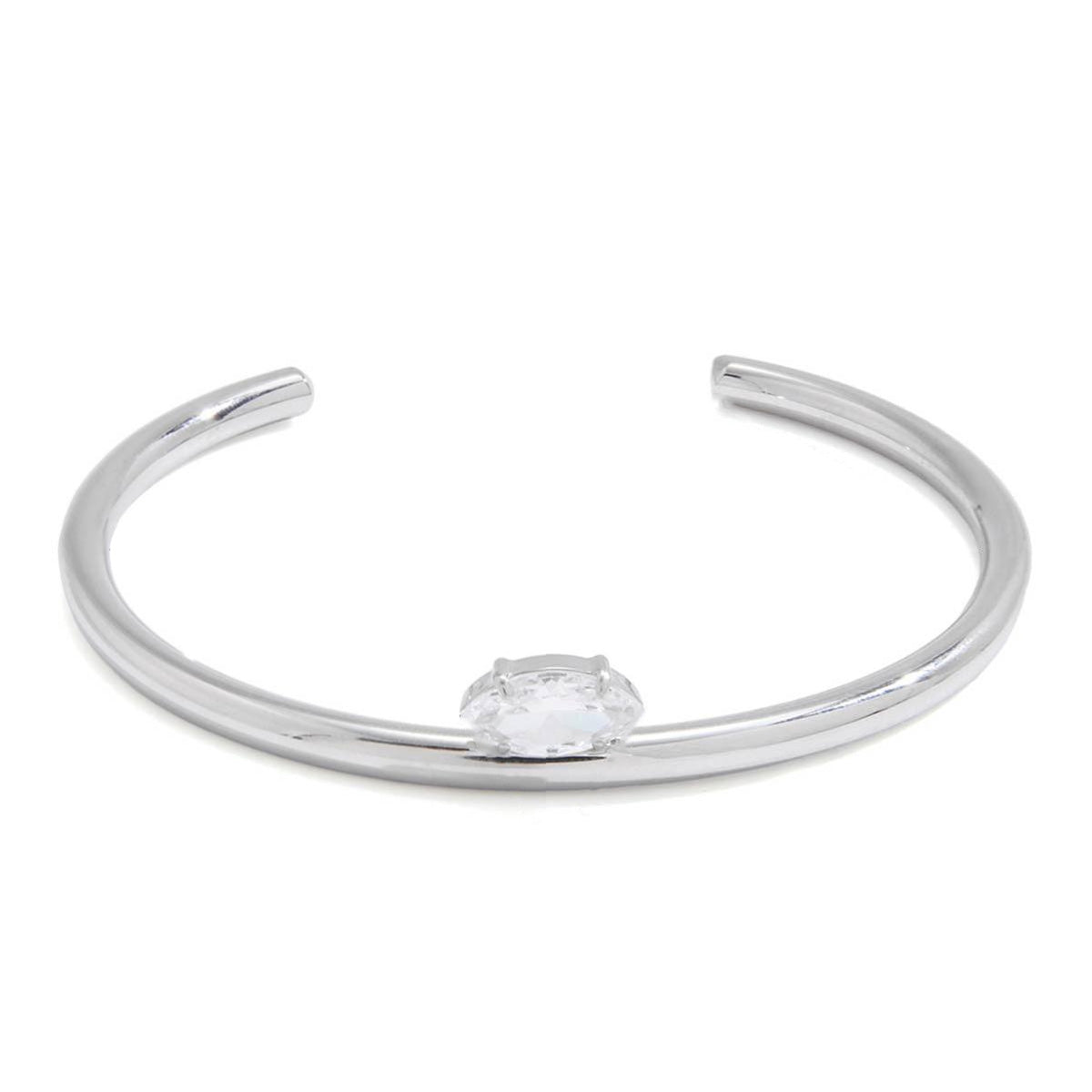 Inaya, bracelet solid plaqué silver 18 kt acier inoxydable