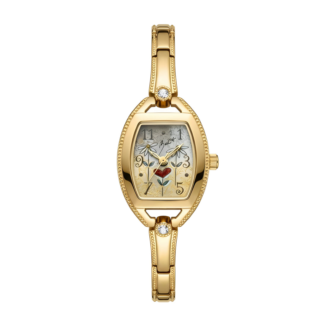 MONTRE RÉTRO / MARGUERITES / COEUR