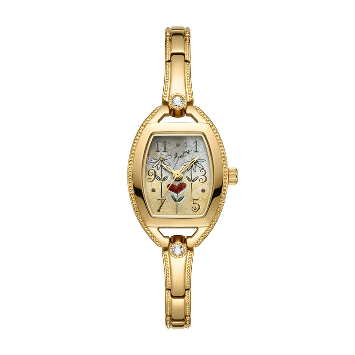 MONTRE RÉTRO / MARGUERITES / COEUR