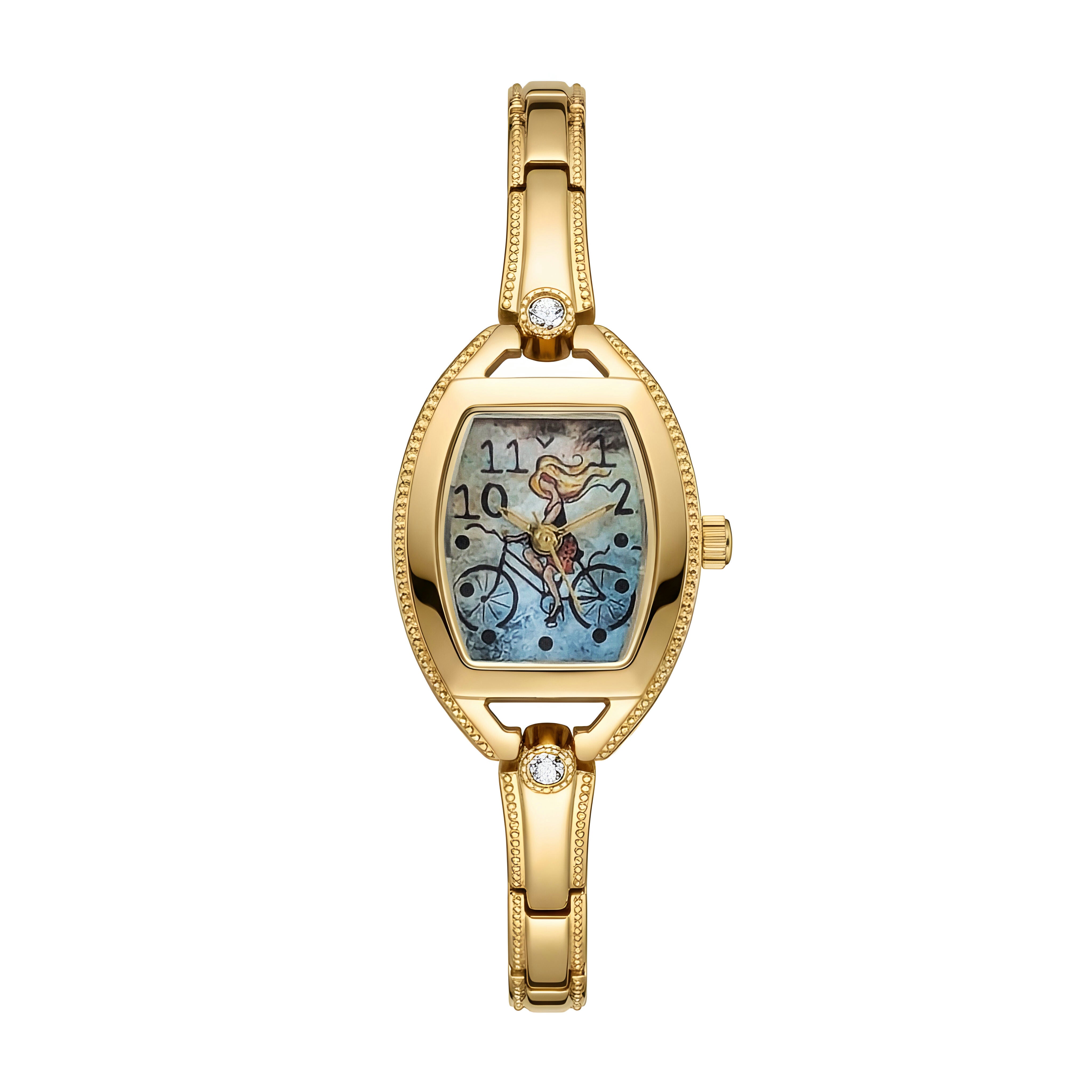 MONTRE RÉTRO/ FILLE VÉLO