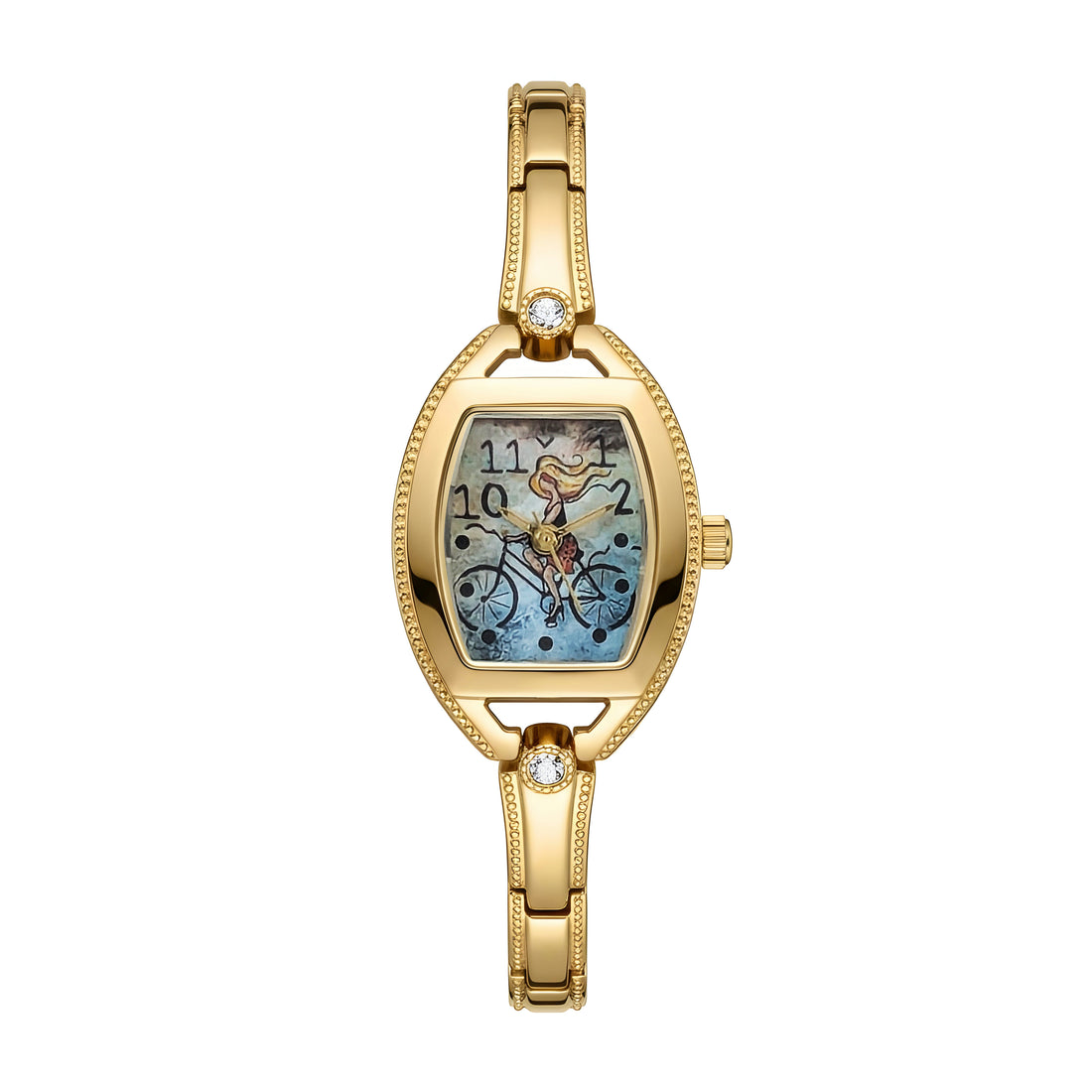 MONTRE RÉTRO/ FILLE VÉLO