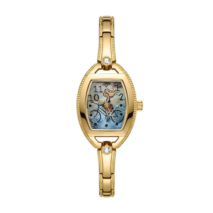 MONTRE RÉTRO/ FILLE VÉLO
