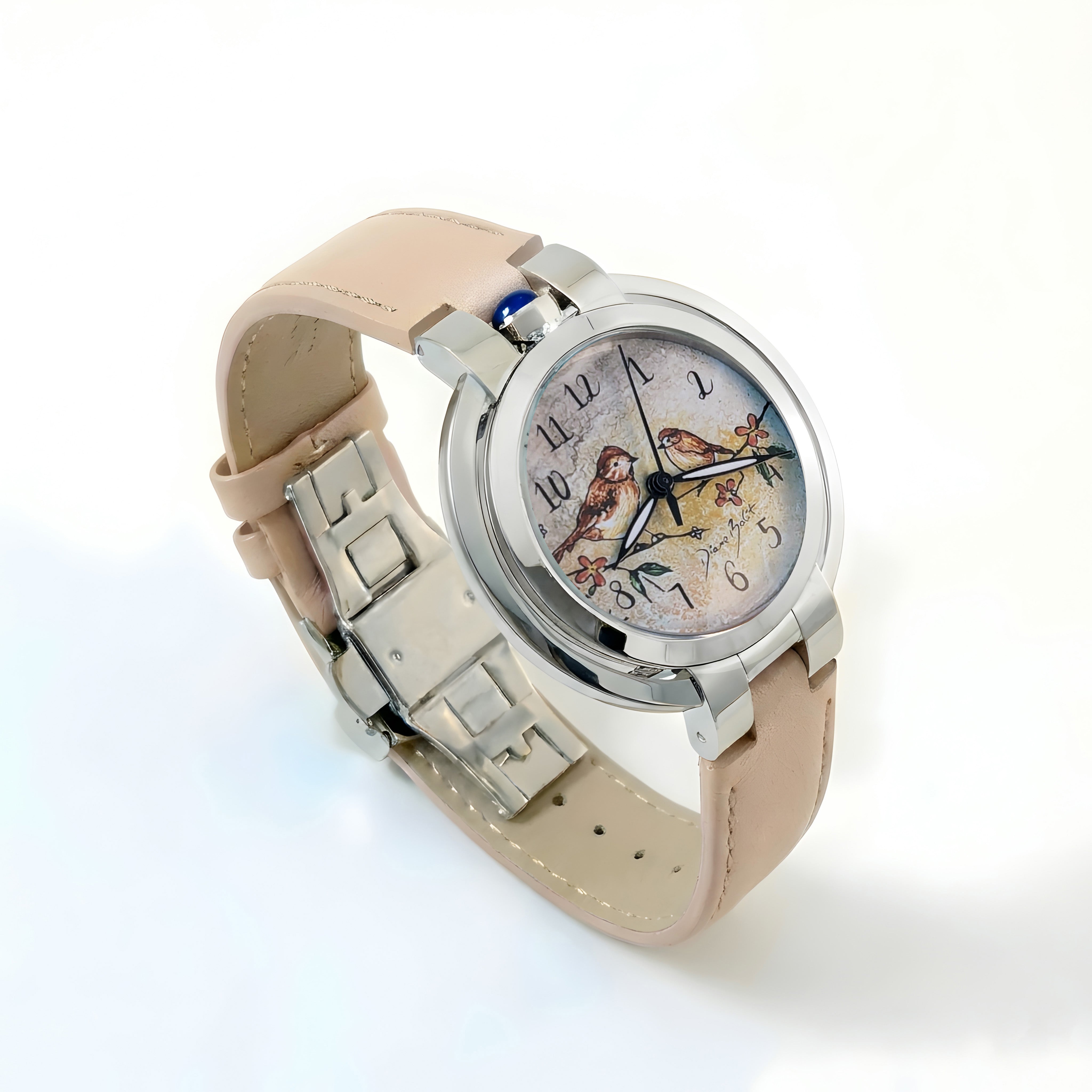 MONTRE SPHÈRE/ DEUX OISEAUX