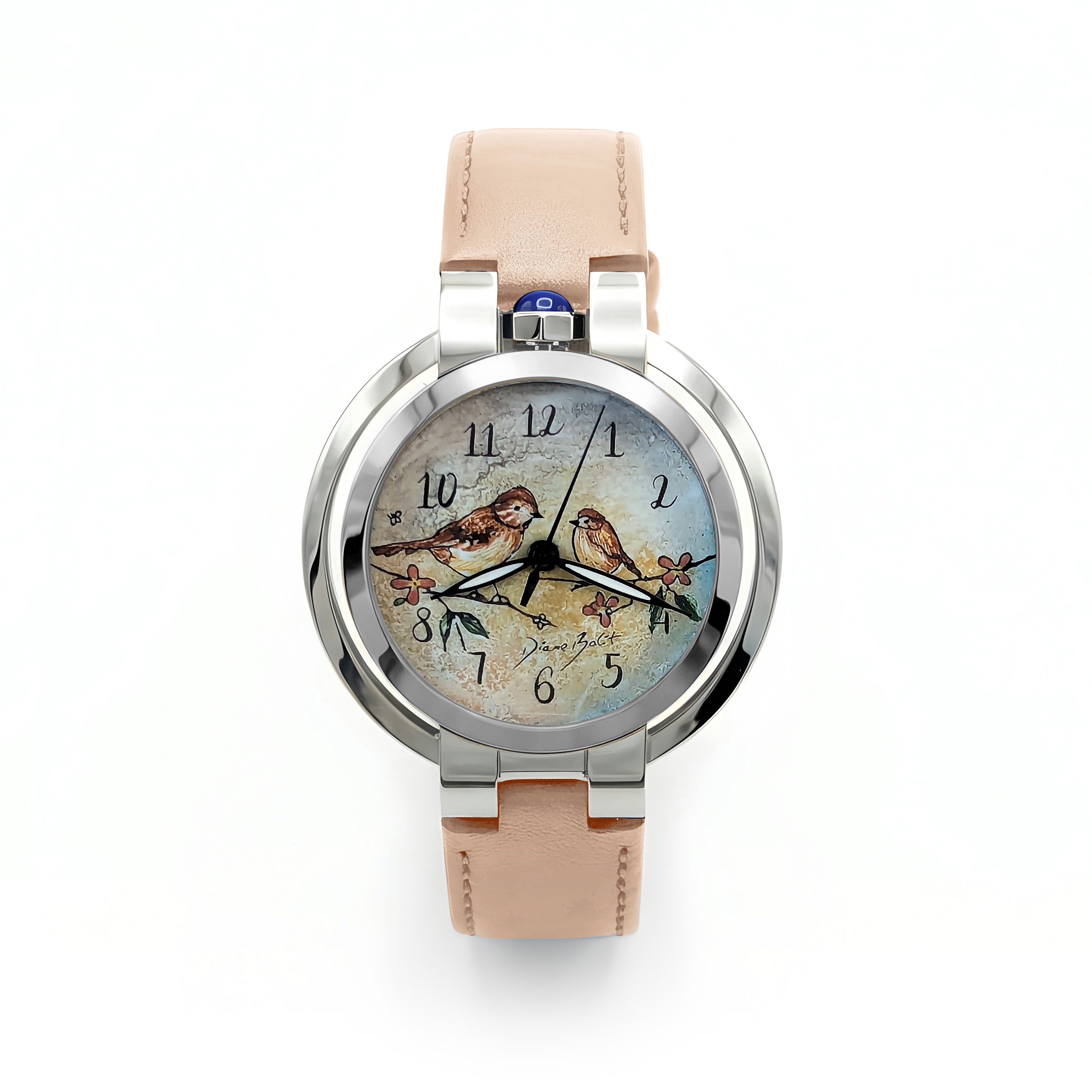 MONTRE SPHÈRE/ DEUX OISEAUX