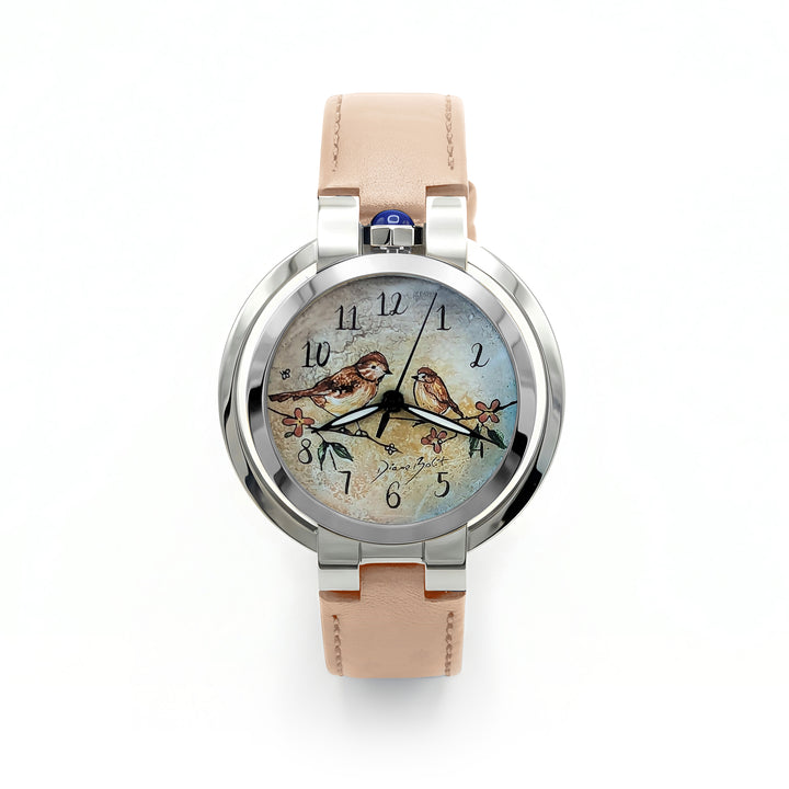 MONTRE SPHÈRE/ DEUX OISEAUX
