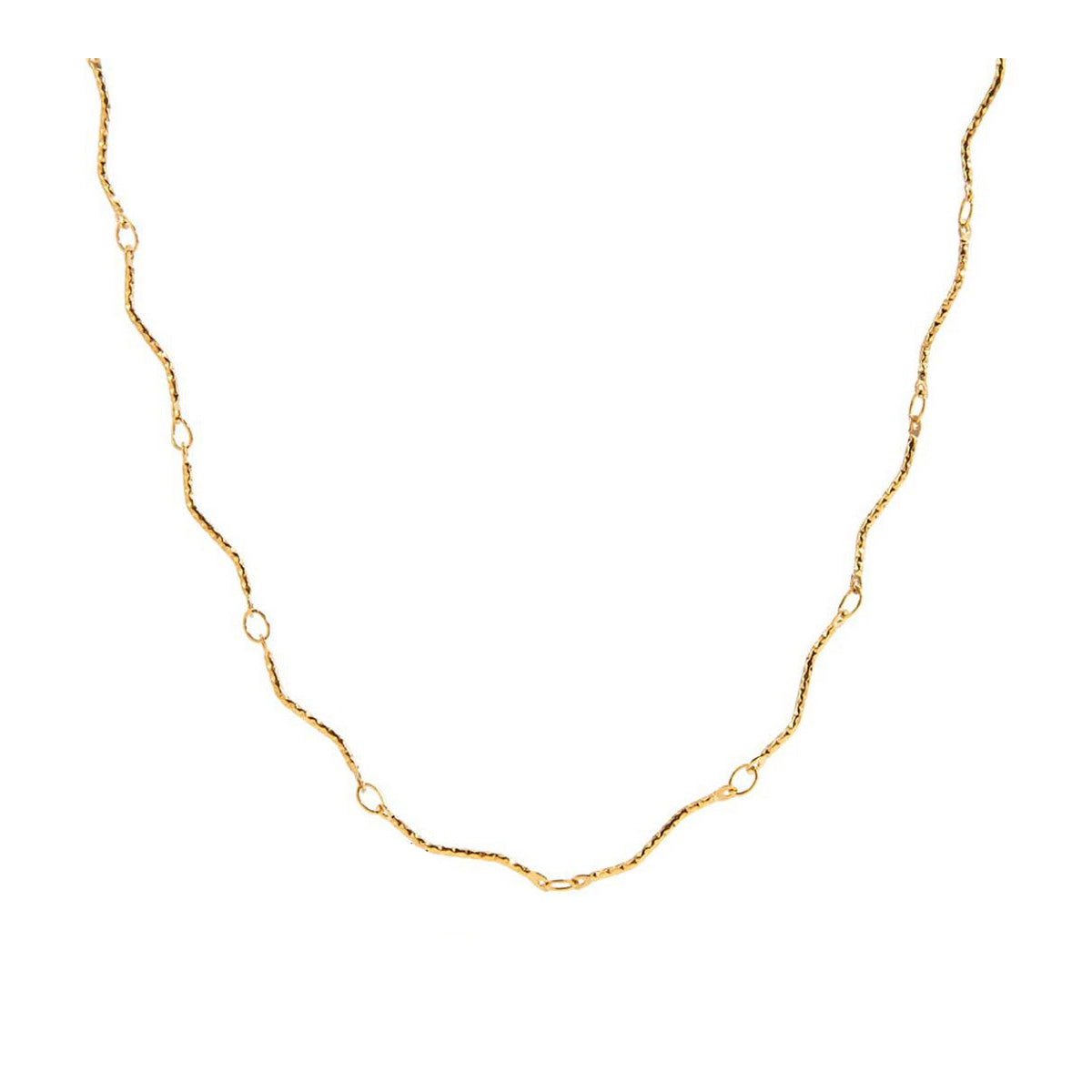 Sina, collier or chaine vague
