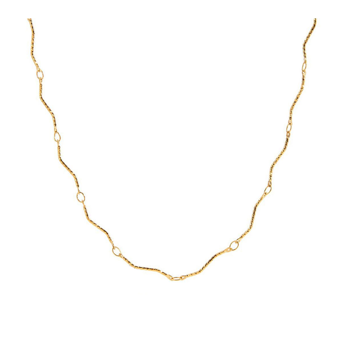 Sina, collier or chaine vague