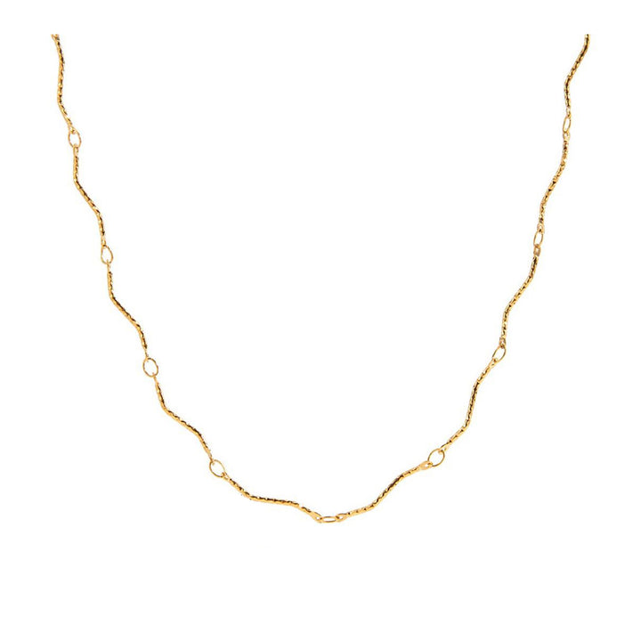 Sina, collier or chaine vague