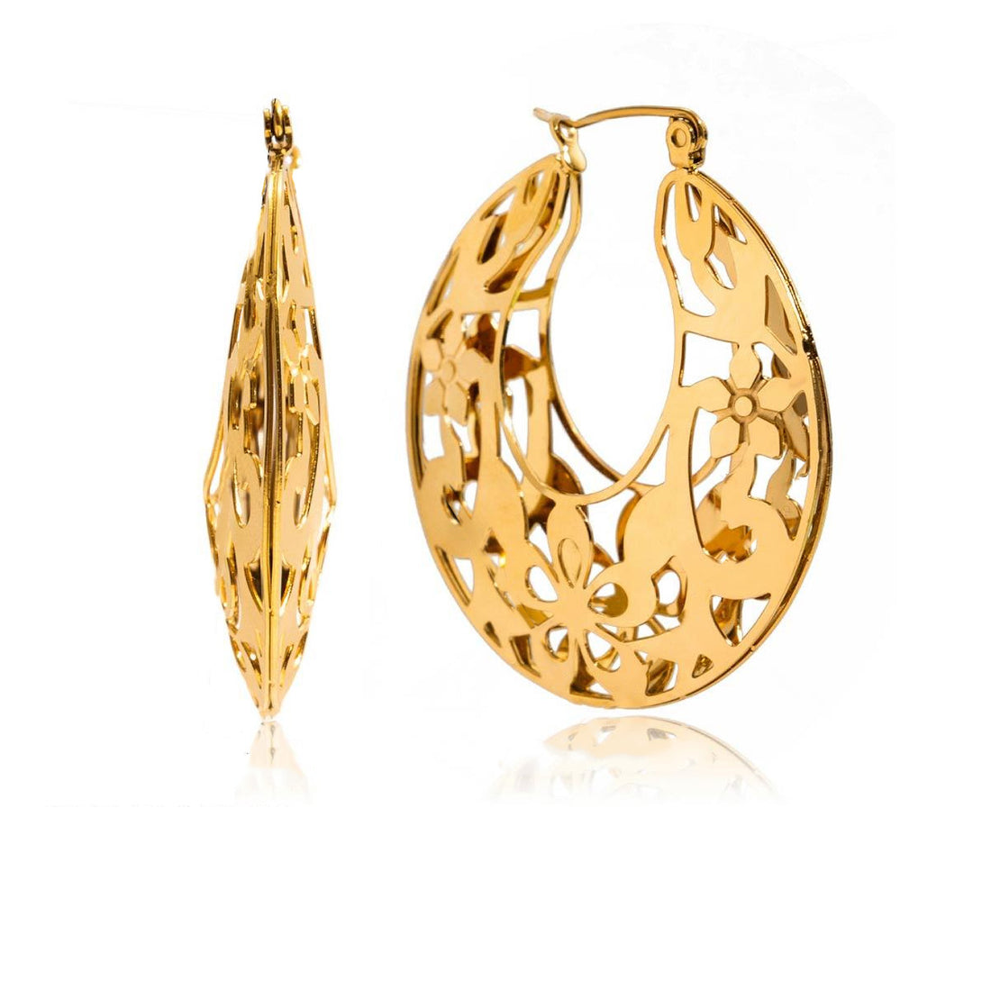 Alma boucles d'oreilles vintage florale