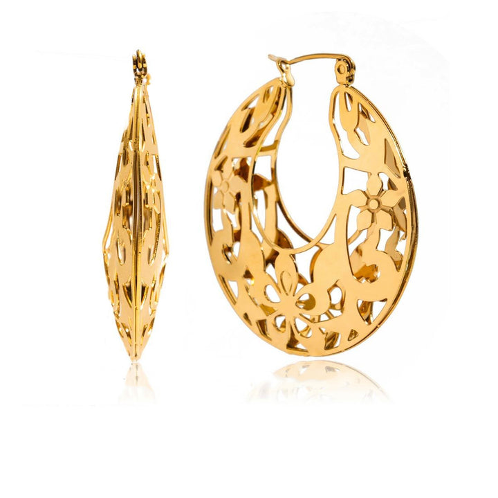 Alma boucles d'oreilles vintage florale