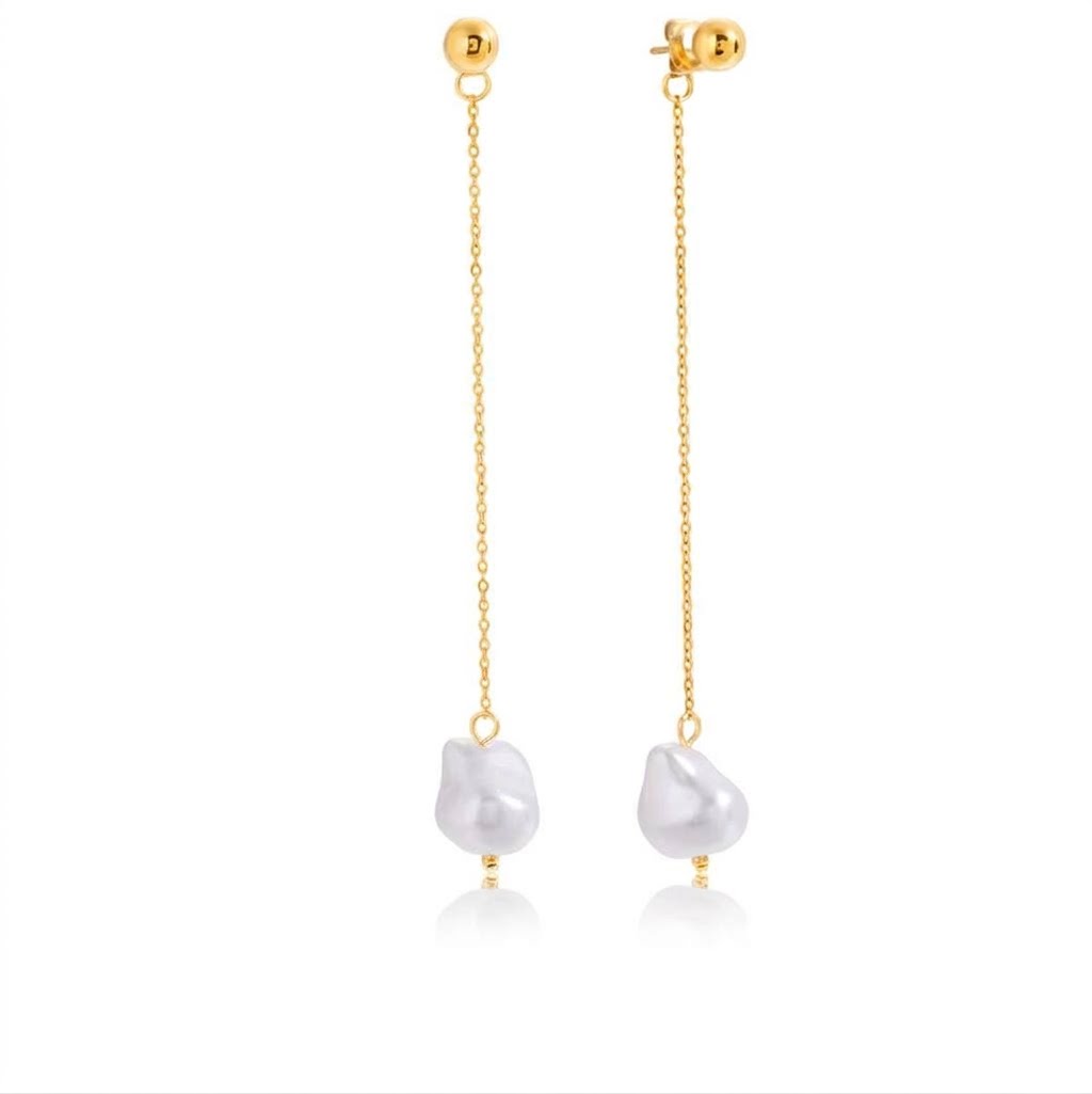 Fleurette, boucles  d'oreilles , perles de verre pendantes