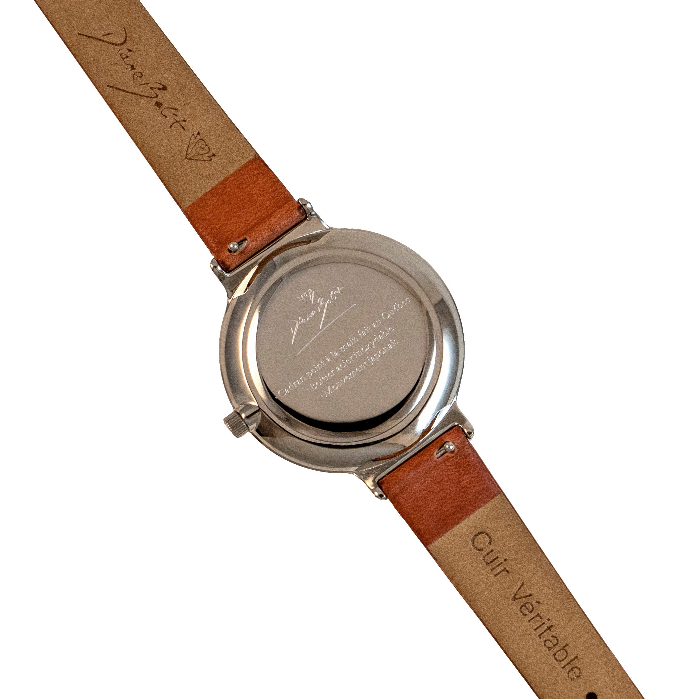 Montre femme tendance finit or rose et acier inoxydable/ TIME IS NOW