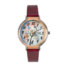 Charger l&#39;image dans la galerie, Montre tendance fini or rose et acier inoxydable/ ARBRE PAPILLONS

