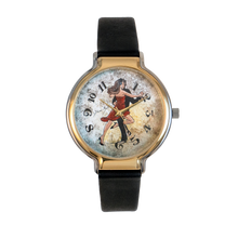 Load image into Gallery viewer, Trendy women&#39;s watch two-tone case gold finish and stainless steel / TANGO
