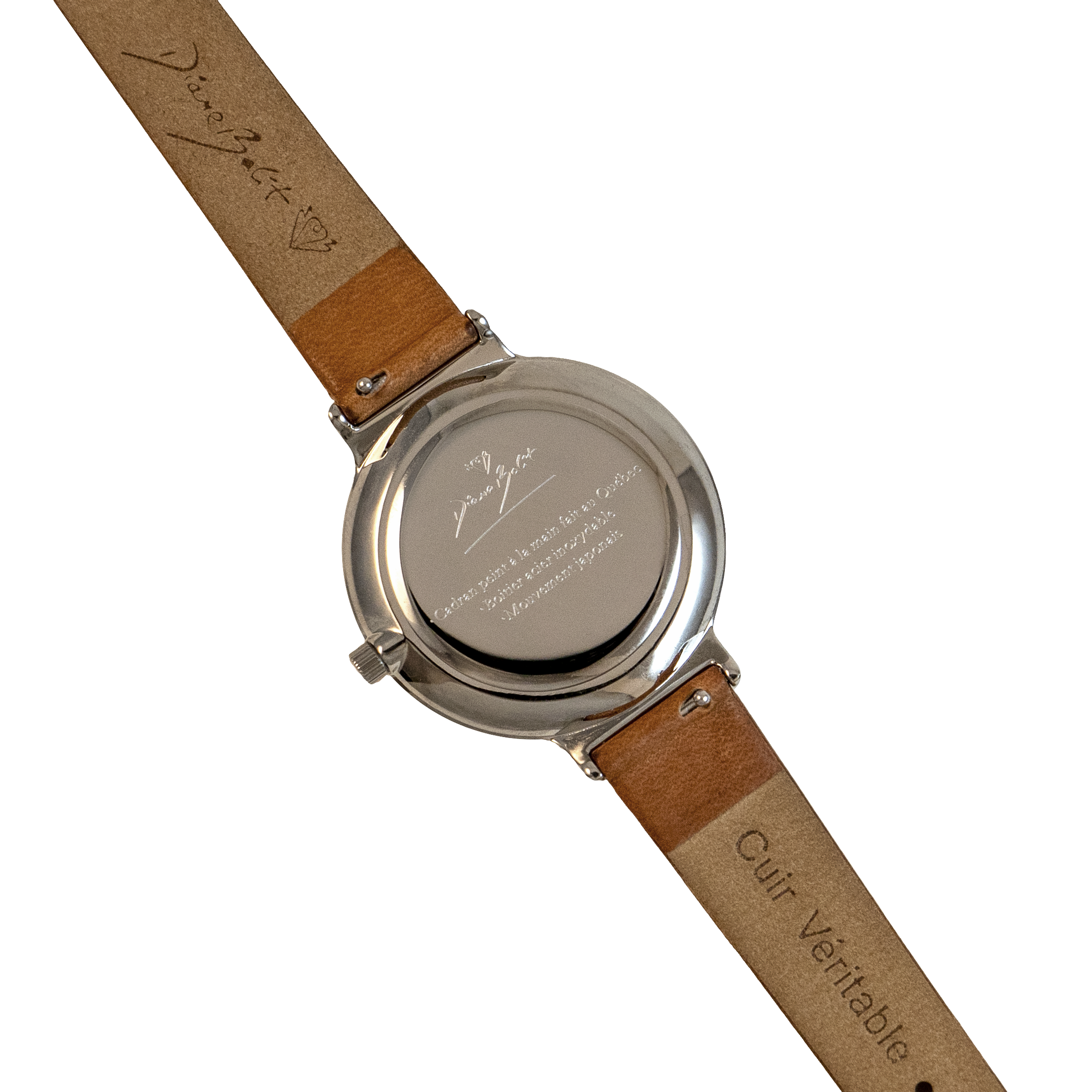 Montre femme tendance fini or et acier inoxydable/ ABEILLES FLEURS