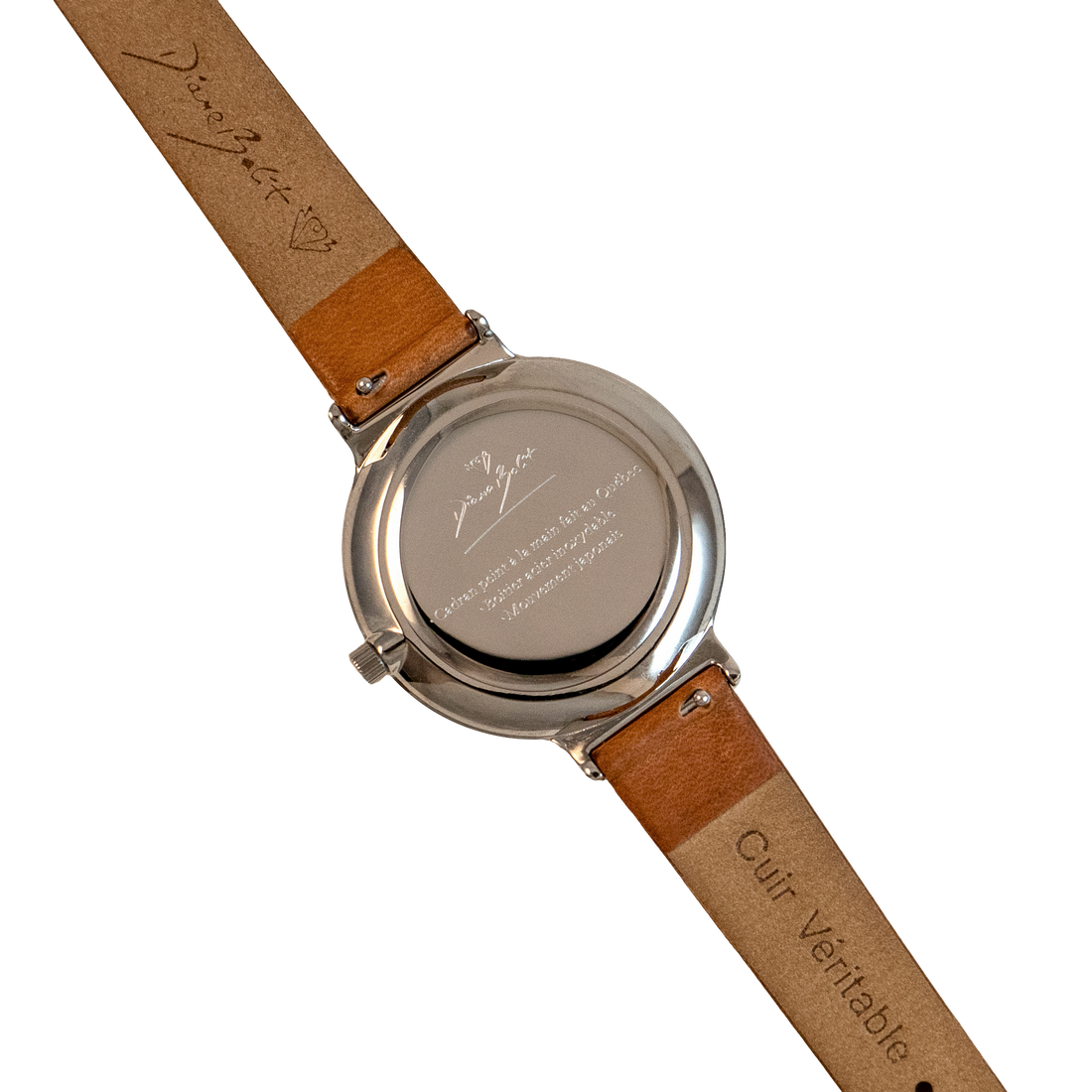 Montre femme tendance fini or et acier inoxydable/ ABEILLES FLEURS