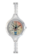 Load image into Gallery viewer, Ladies watch stainless steel bracelet / FLOWER POT
