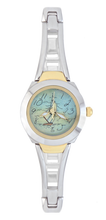 Charger l&#39;image dans la galerie, Montre femme voyage  bracelet acier inoxydable | BATEAU À VOILE
