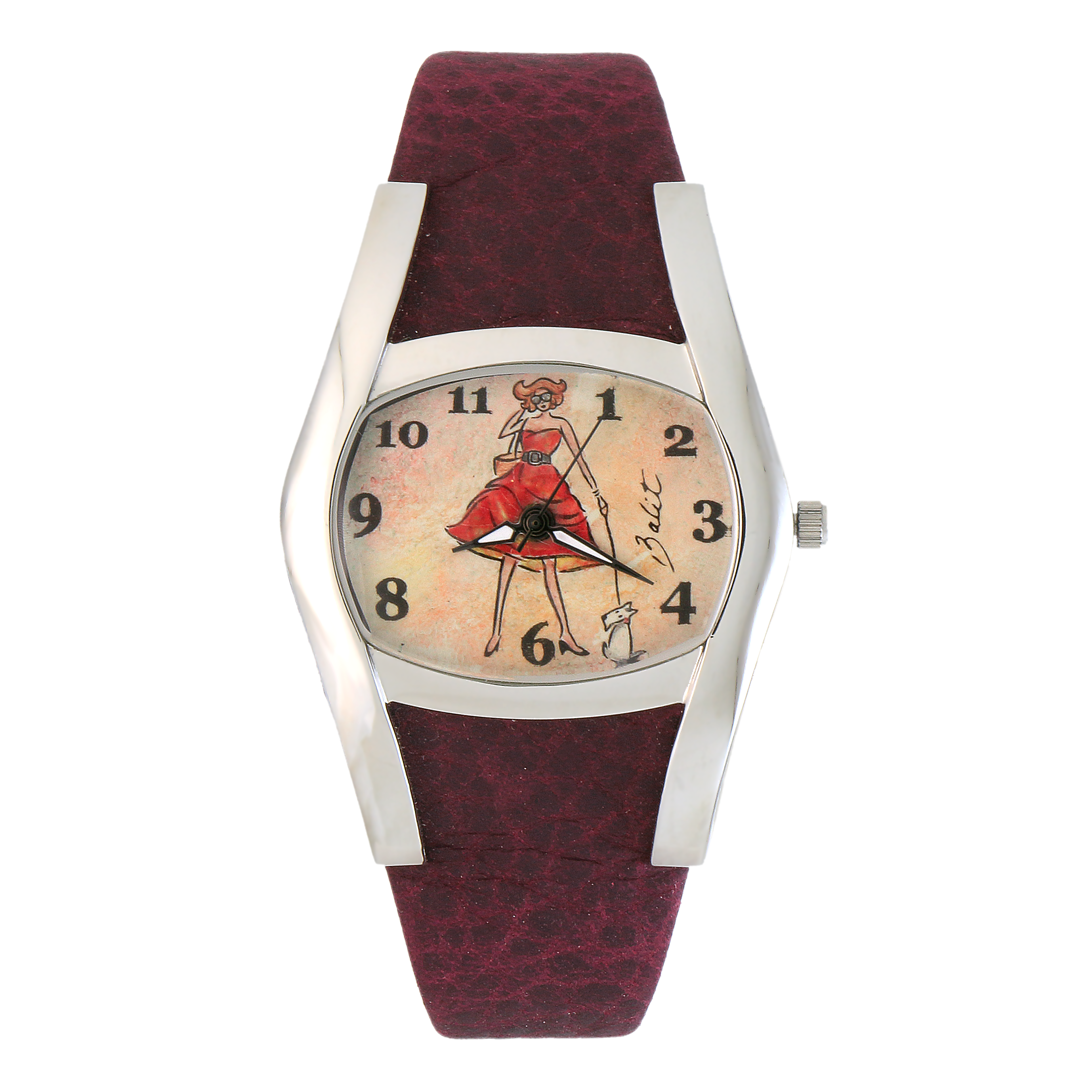 Artistic woman's watch | MARILYN WITH HER DOG