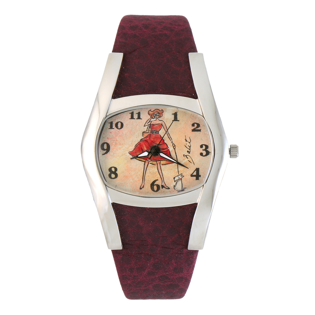 Artistic woman's watch | MARILYN WITH HER DOG