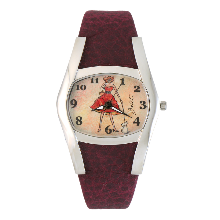 Artistic woman's watch | MARILYN WITH HER DOG