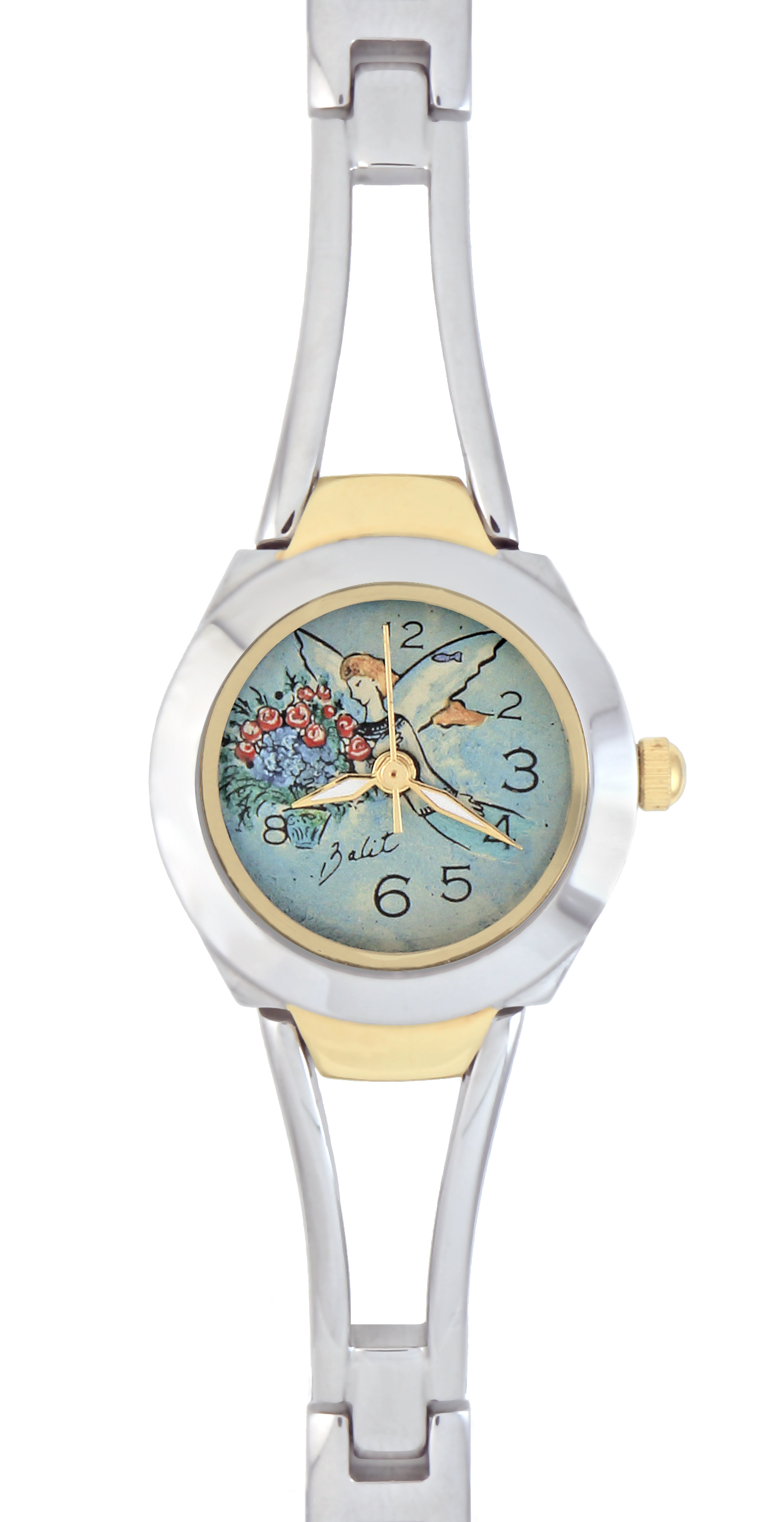 Montre femme artistique bracelet acier inoxydable ANGE DE CHAGALL