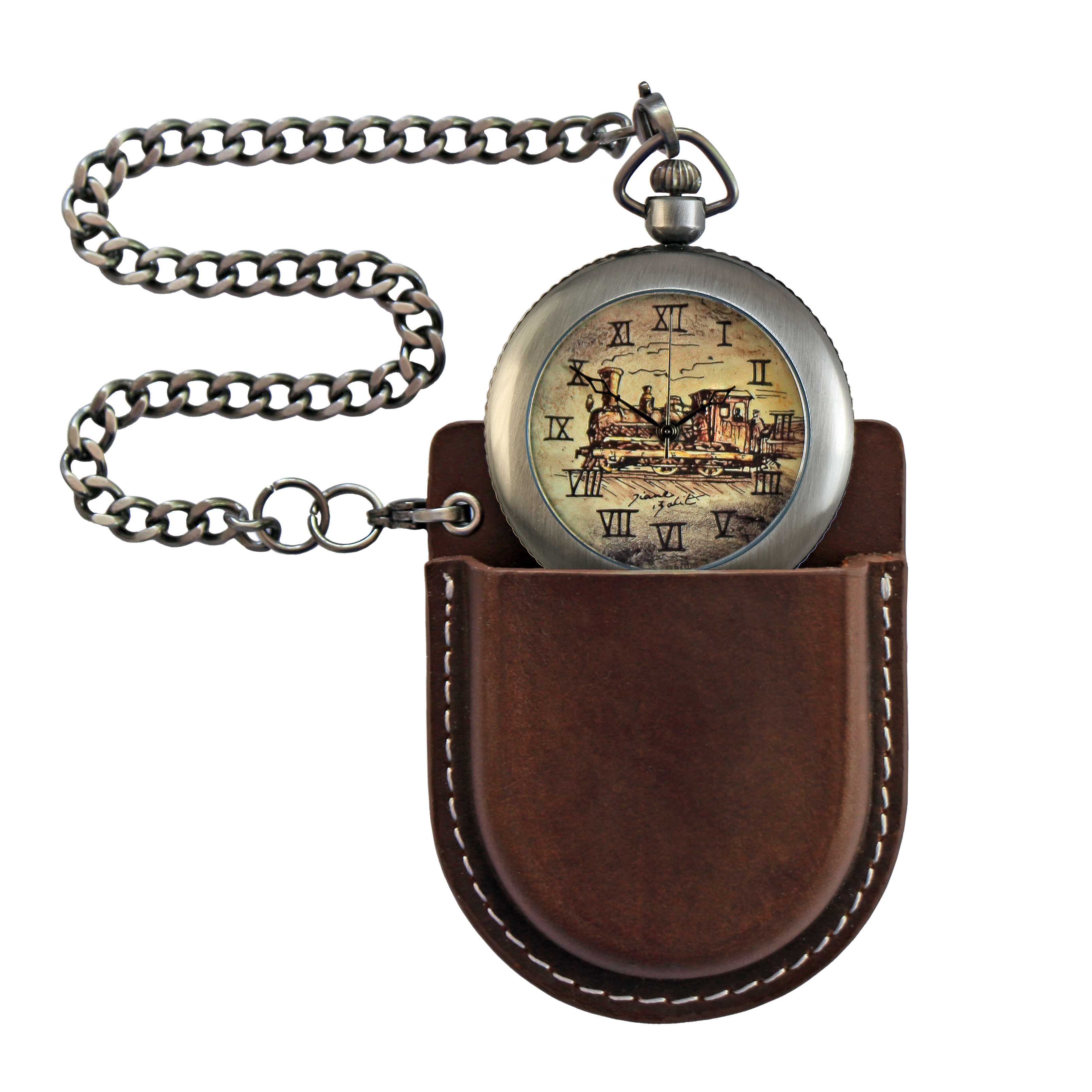 Men's pocket watch |STEAM ENGINE