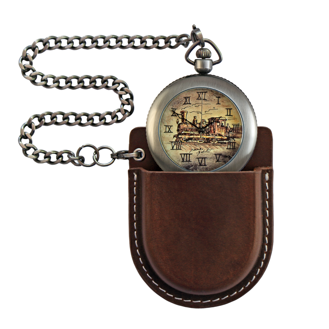 Men's pocket watch |STEAM ENGINE
