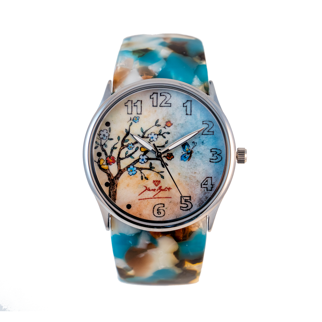 Women's fashion acrylic bracelet watch | BUTTERFLY TREE