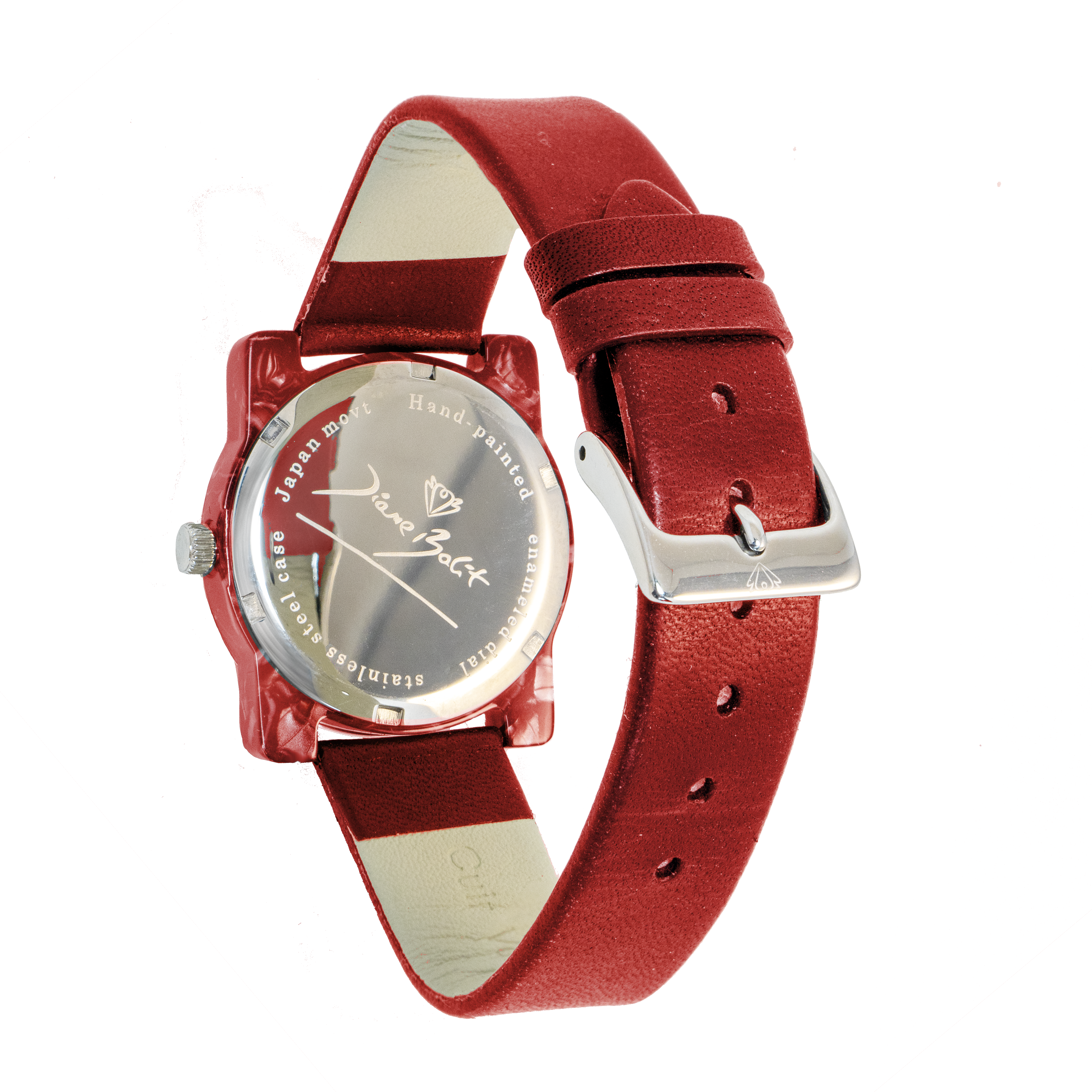 Handcrafted woman's watch heart | HEART FLOWERS