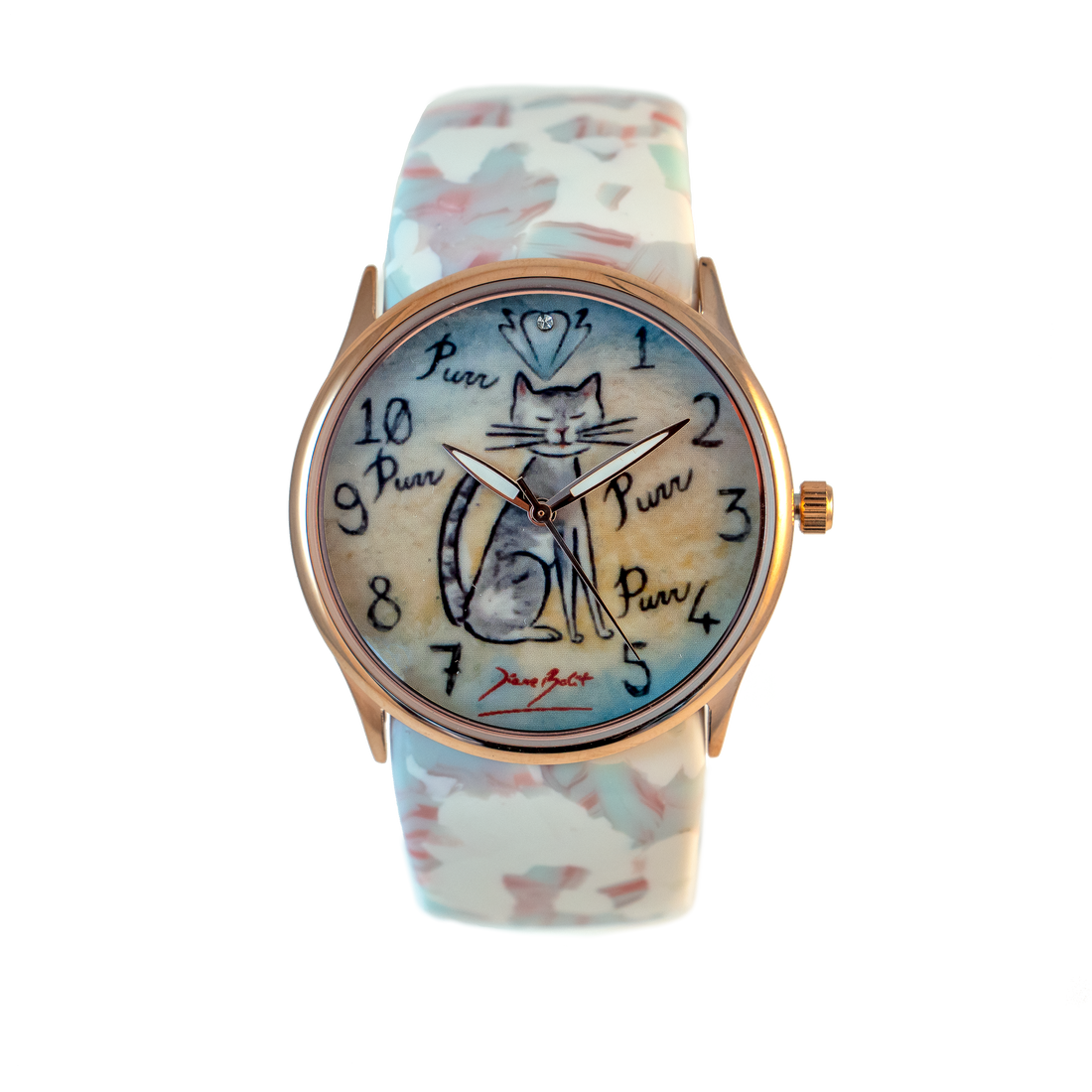 Montre femme fashion bracelet acrylique | CHAT PURR