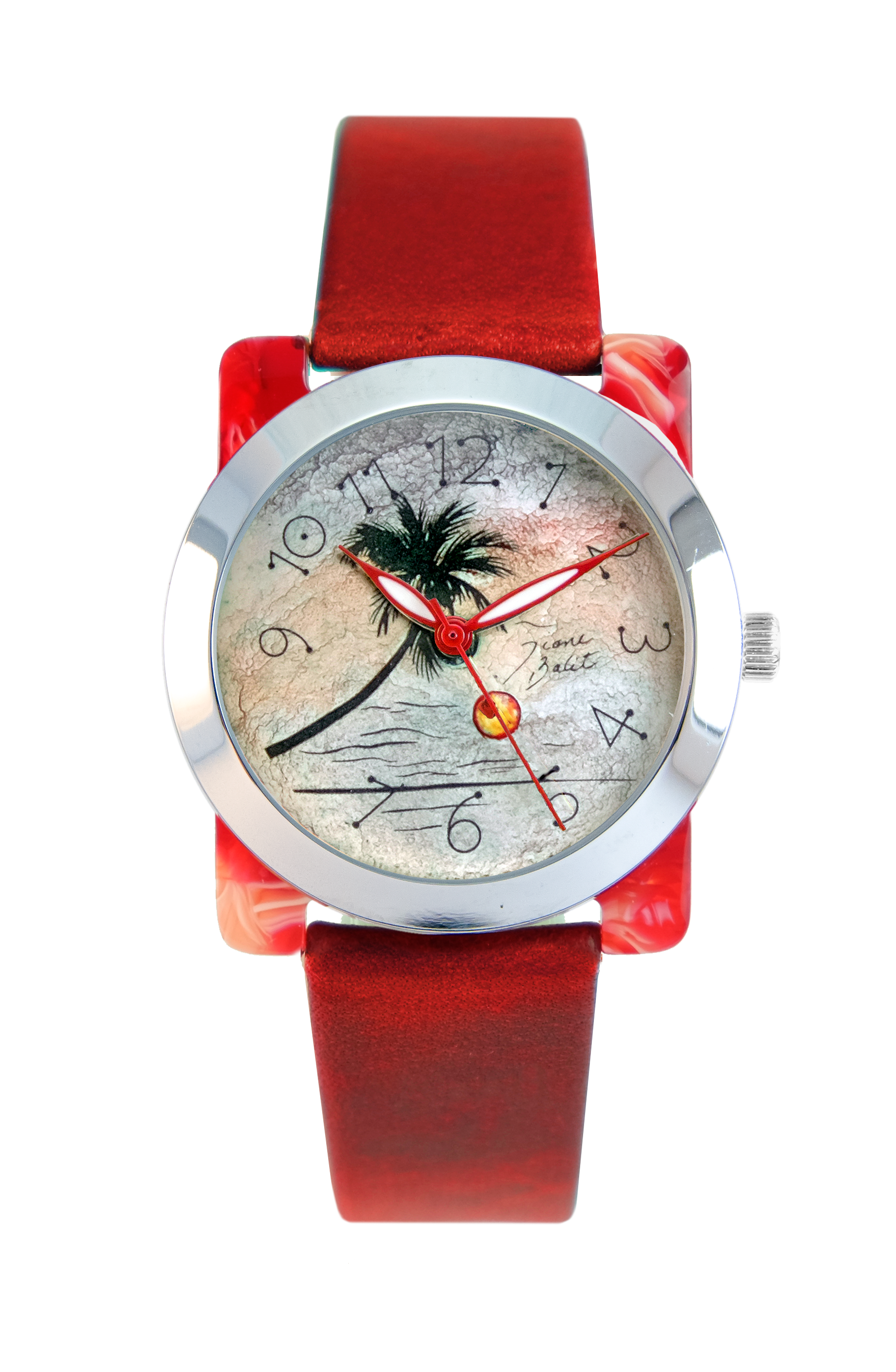 Handcrafted women's travel watch | RISING SUNSET