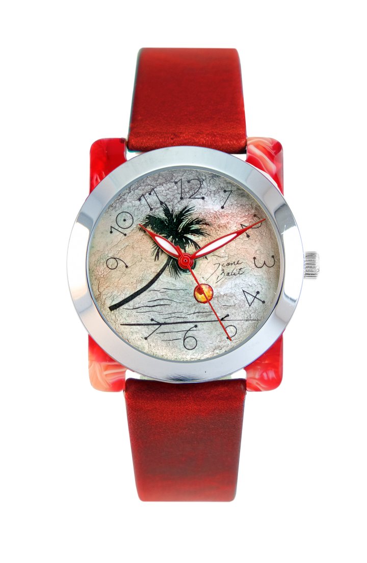 Handcrafted women's travel watch | RISING SUNSET