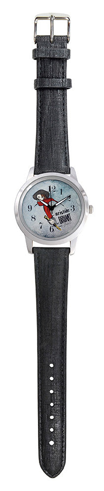 Montre homme artistique  acier et cuir | ARISTIDE BRUAND