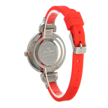 Charger l&#39;image dans la galerie, Montre femme fait à la main acier mince bracelet silicone | FLAMANT ROSE
