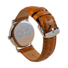 Charger l&#39;image dans la galerie, Montre homme acier et cuir | GOLFEUR
