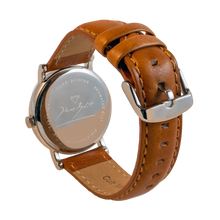 Load image into Gallery viewer, Men&#39;s steel and leather watch | GOLFER
