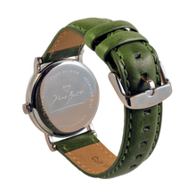 Load image into Gallery viewer, Steel watch and leather strap | VAN GOGH&#39;S STAR NIGHT
